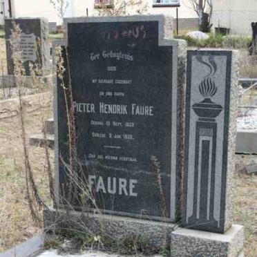 FAURE Pieter Hendrik 1903-1939