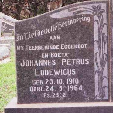 WALT Johannes Petrus Lodewicus ,van der 1910-1964