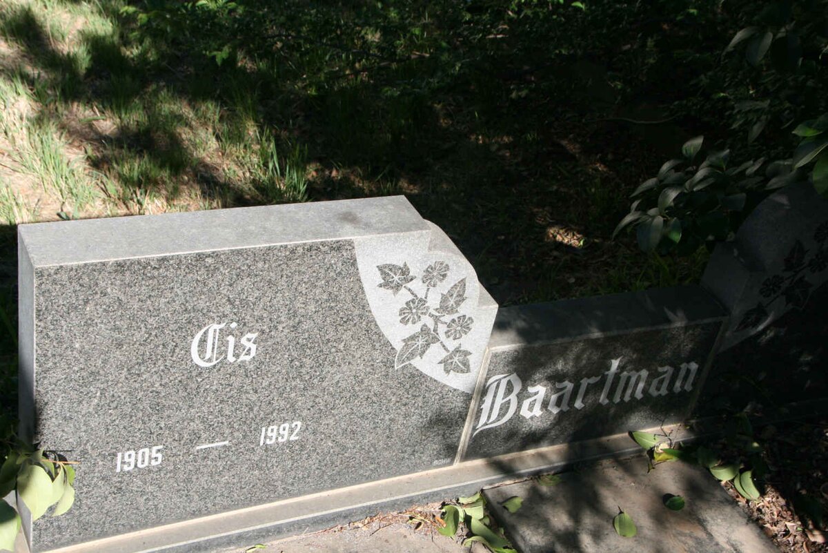BAARTMAN Cis 1905-1992