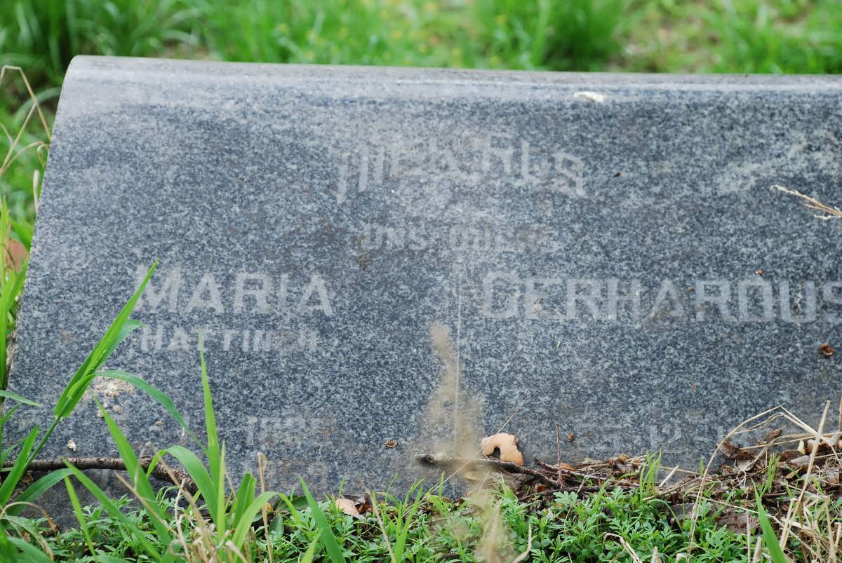 MERWE Gerhardus, van der 188?-1943 & Maria HATTINGH 1885-