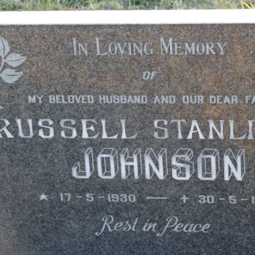JOHNSON Russell Stanley 1930-1986