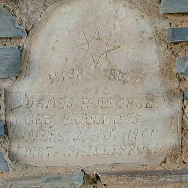ROELOFSE James 1885-1901