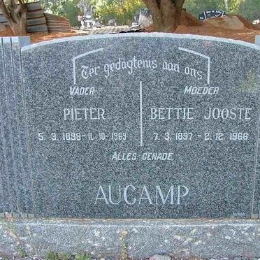 AUCAMP Pieter 1898-1969 &amp; Bettie JOOSTE 1897-1966