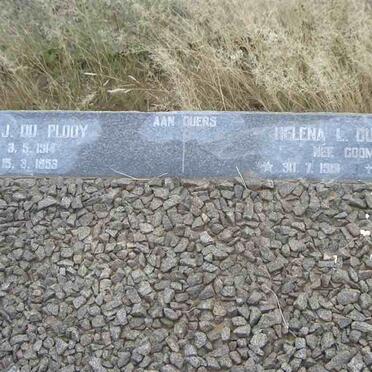 PLOOY Dirk J., du 1914-1953 &amp; Helena L. COOMBS 1919-1958