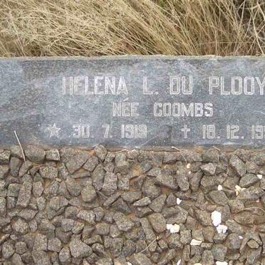 PLOOY Helena L., du nee COOMBS 1919-1958