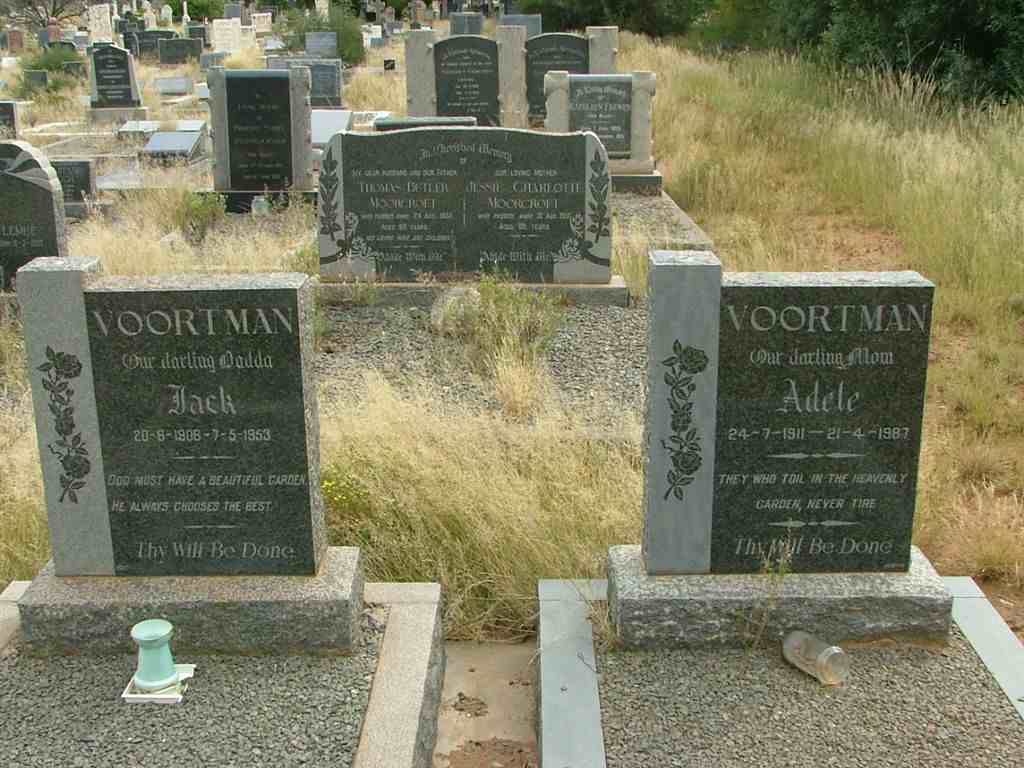 VOORTMAN Jack 1906-1953 & Adele 1911-1987