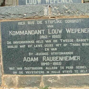 Free State, BETHULIE district, Constantia, farm cemetery