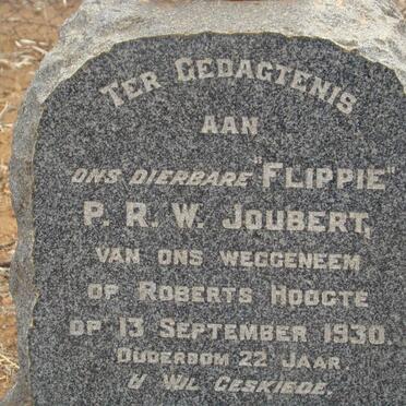 JOUBERT P.R.W. -1930
