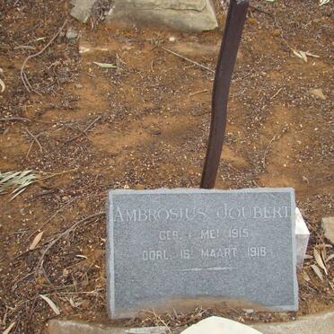 JOUBERT Ambrosius 1915-1918