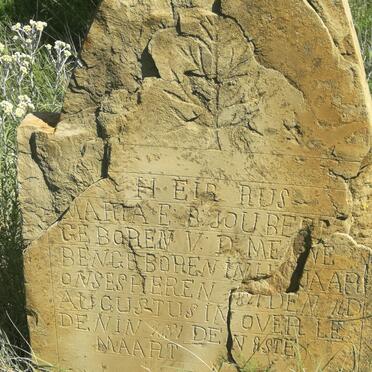 JOUBERT Maria E.B. nee V.D. MERWE 1821-1881