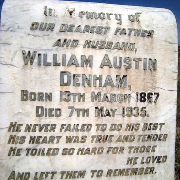 DENHAM William Austin 1867-1935