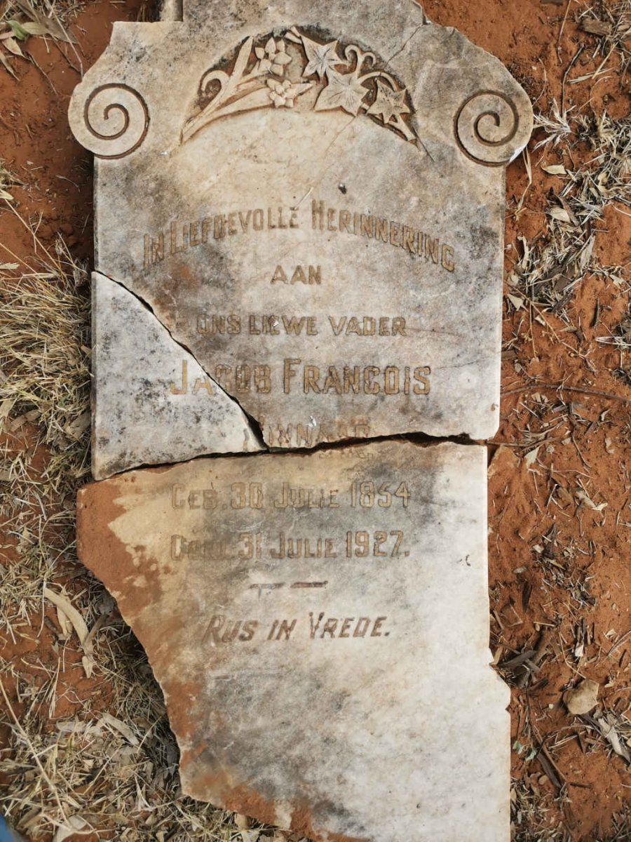 MINNAAR Jacob Francois 1854-1927