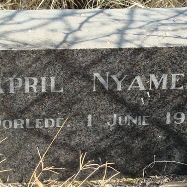 NYAMELA April -1972