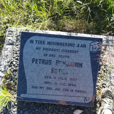BOTHA Petrus Benjamin 1897-1949