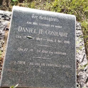 CONRADIE Daniel H. 1859-1890
