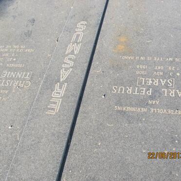ERASMUS Charl Petrus 1908-1988 &amp; Christina Johanna,formerly JOUBERT, nee MARAIS 1904-1992