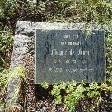JAGER Maggie, de 1879-1953