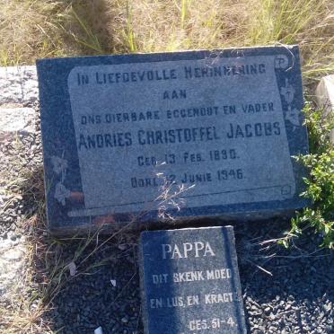 JACOBS Andries Christoffel 1890-1946 &amp; Alida Magdalena COETZEE 1895-1954 :: JACOBS Maria Susanna 1954-1954
