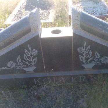 KOLVER Daniel Gerhardus 1879-1941 &amp; Adriana Johanna MARAIS 1886-