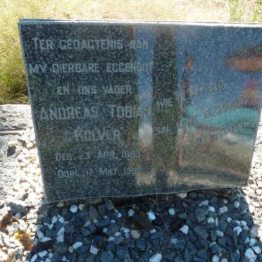 KOLVER Andreas Tobias 1883-1957