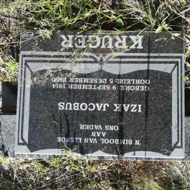 KRUGER Izak Jacobus 1914-1960