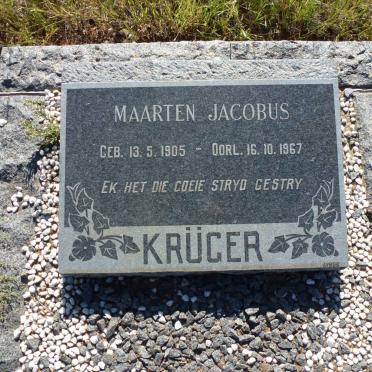 KRUGER Maarten Jacobus 1905-1967