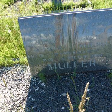 MULLER Hendrik Gerhardus 1911-1994 &amp; Jacoba Wilhelmina 1921-