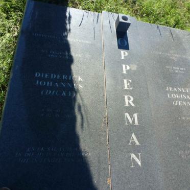 OPPERMAN Diederick Johannes 1952-2003 &amp; Jeanette Louisana 1953-