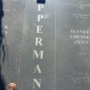 OPPERMAN Diederick Johannes 1952-2003 &amp; Jeanette Louisana 1953-