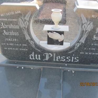 PLESSIS Abraham Jacobus, du 1905-1985 &amp; Hester Susanna OOSTHUYSEN 1910-1990