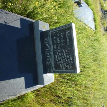 PRETORIUS Johannes Hendrik 1949-1998