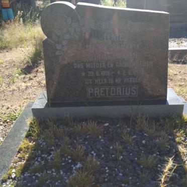 PRETORIUS Lente nee VAN SCHALKWYK 1916-1970