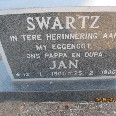 SWARTZ Jan 1901-1986