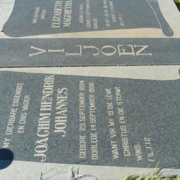 VILJOEN Joachim Hendrik Johannes 1934-1990