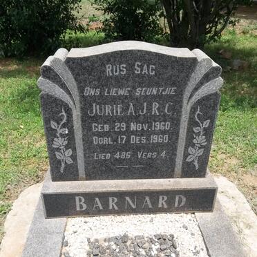 BARNARD Jurie A.J. R.C. 1960-1960