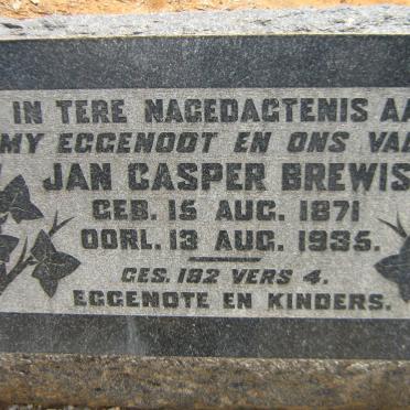 BREWIS Jan Casper 1871-1935
