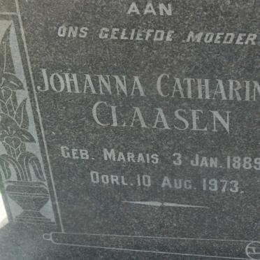 CLAASEN Cornelis Johannes 1885-1954 &amp; Johanna Catharina MARAIS 1889-1973 