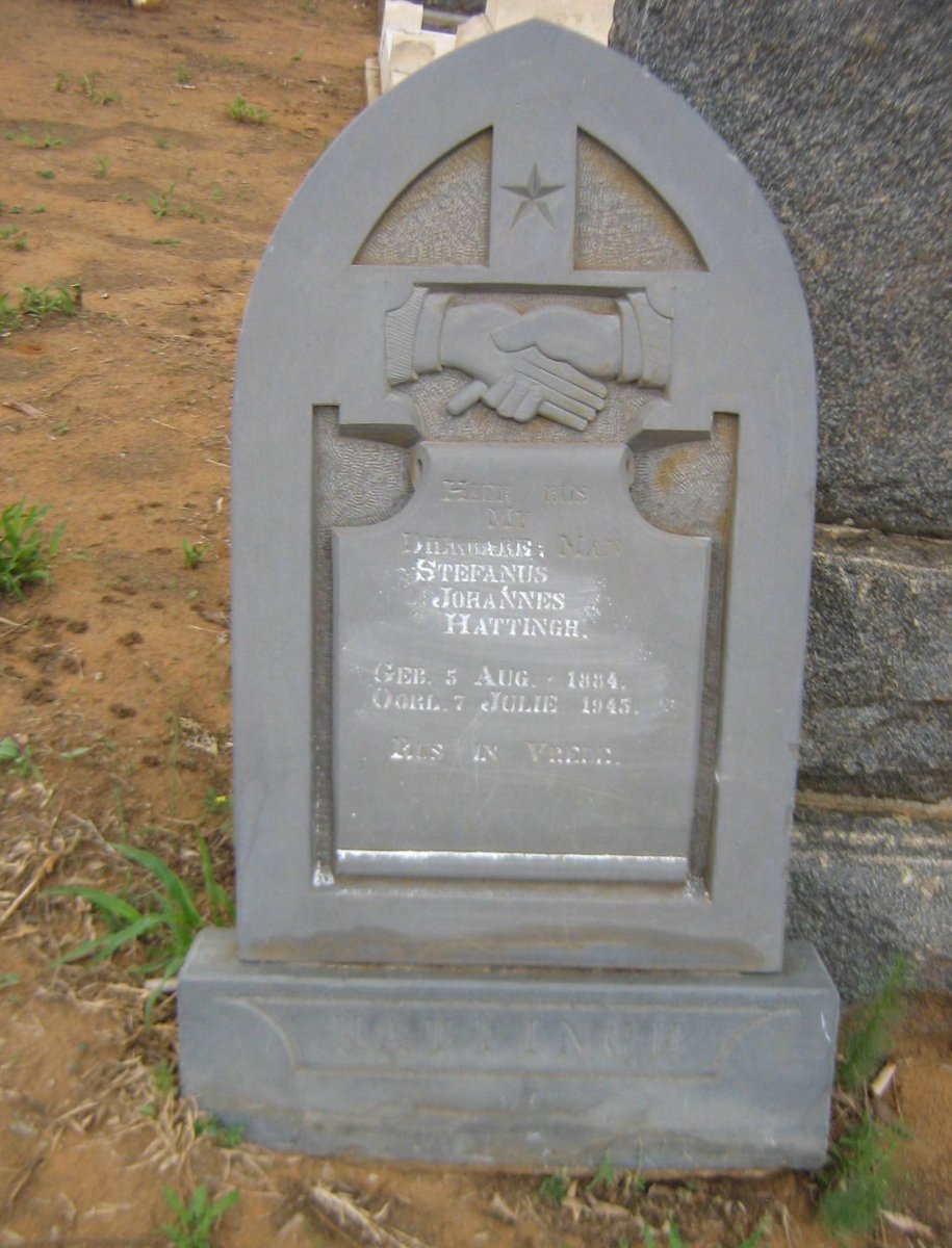 HATTINGH Stefanus Johannes 1884-1945