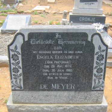 MEYER Engela Elizabeth, de nee PRETORIUS 1873-1969