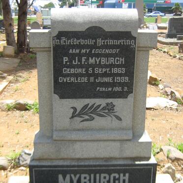 MYBURGH P.J.F. 1863-1939