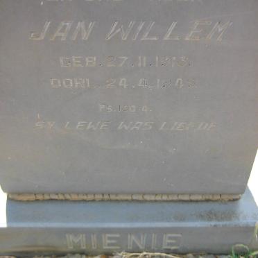 MIENIE Jan Willem 1913-1949