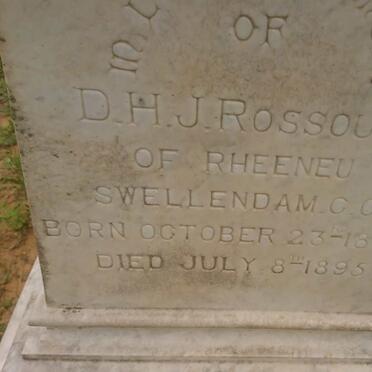ROSSOUW D.H.J. 1839-1895 