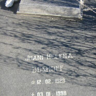 BOSHOFF Joani Helena 1929-1998