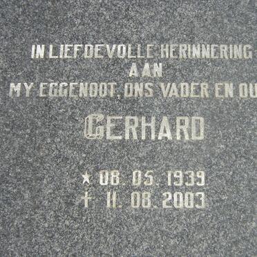BOTES Gerhard 1939-2003 &amp; Bettie 1944-