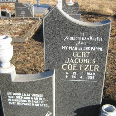 COETZER Gert Jacobus 1949-1996