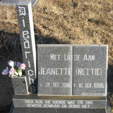 DIEDRICHS Jeanette 1918-1995
