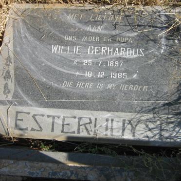 ESTERHUYSE Willie Gerhardus 1897-1985