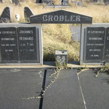 GROBLER Johannes Hermanus 1912-1983 &amp; Isabella Elizabeth NEL 1917-1981