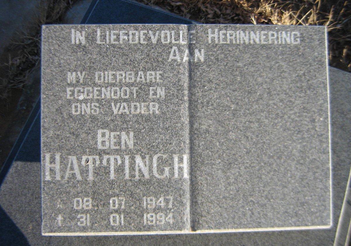 HATTINGH Ben 1947-1994