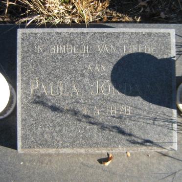 JORDAAN Paula 1976-1976